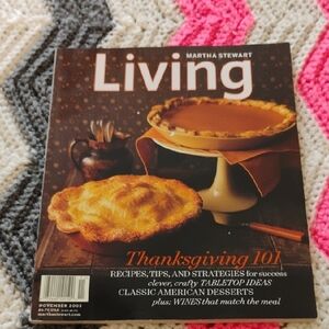 Martha Stewart Living Magazine November 2005 Thanksgiving Issue